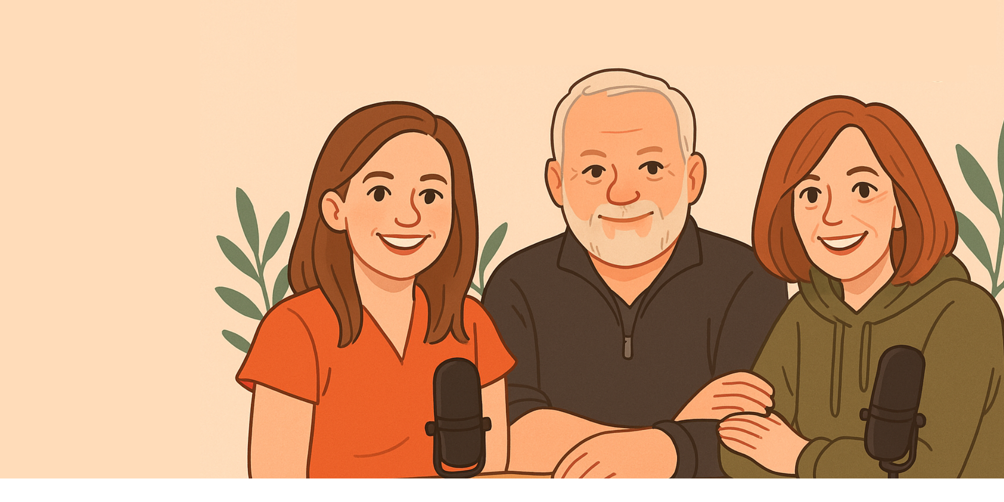 animated image of Ageless Conversations CEO and co-founders