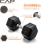 Dumbbells for Home Gym | CAP Barbell Coated Dumbbell Weight - Ageless Conversations