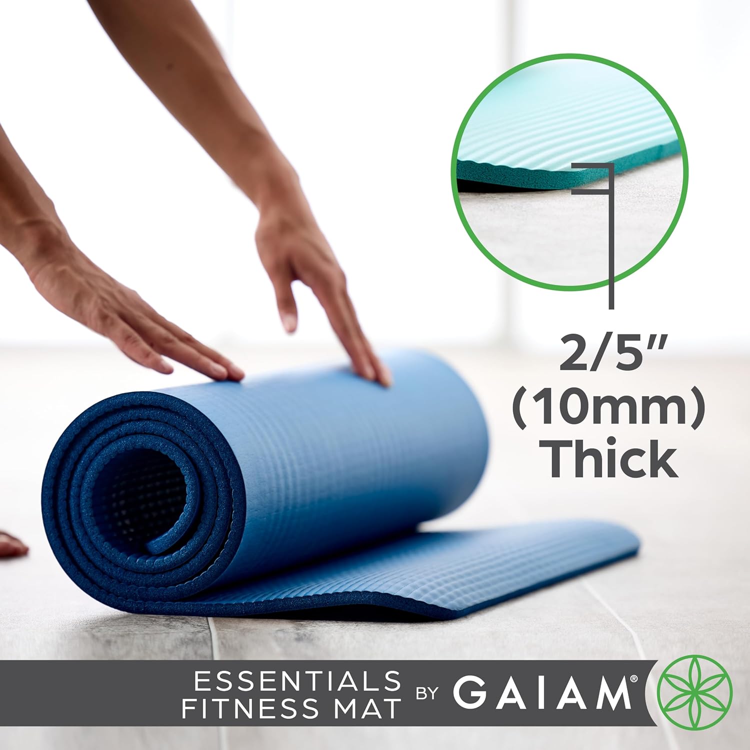 Gaiam Essentials Yoga Mat - Ageless Conversations
